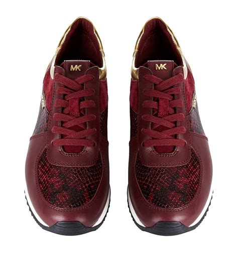 michael kors sneakers red|michael kors denim sneakers.